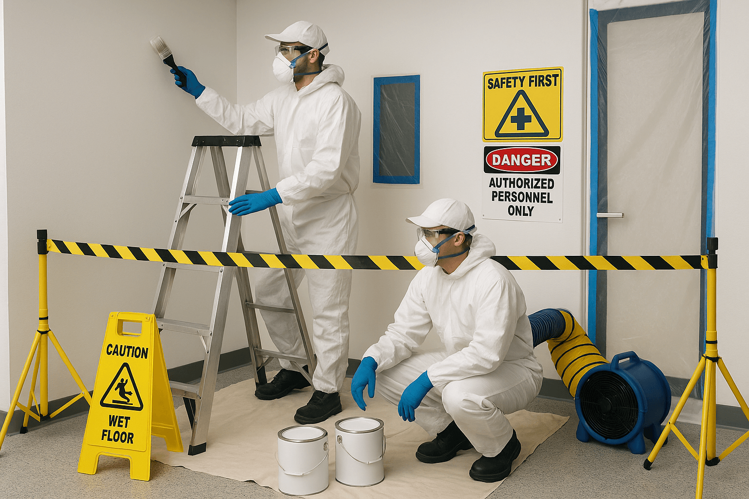 Safe Painting Process