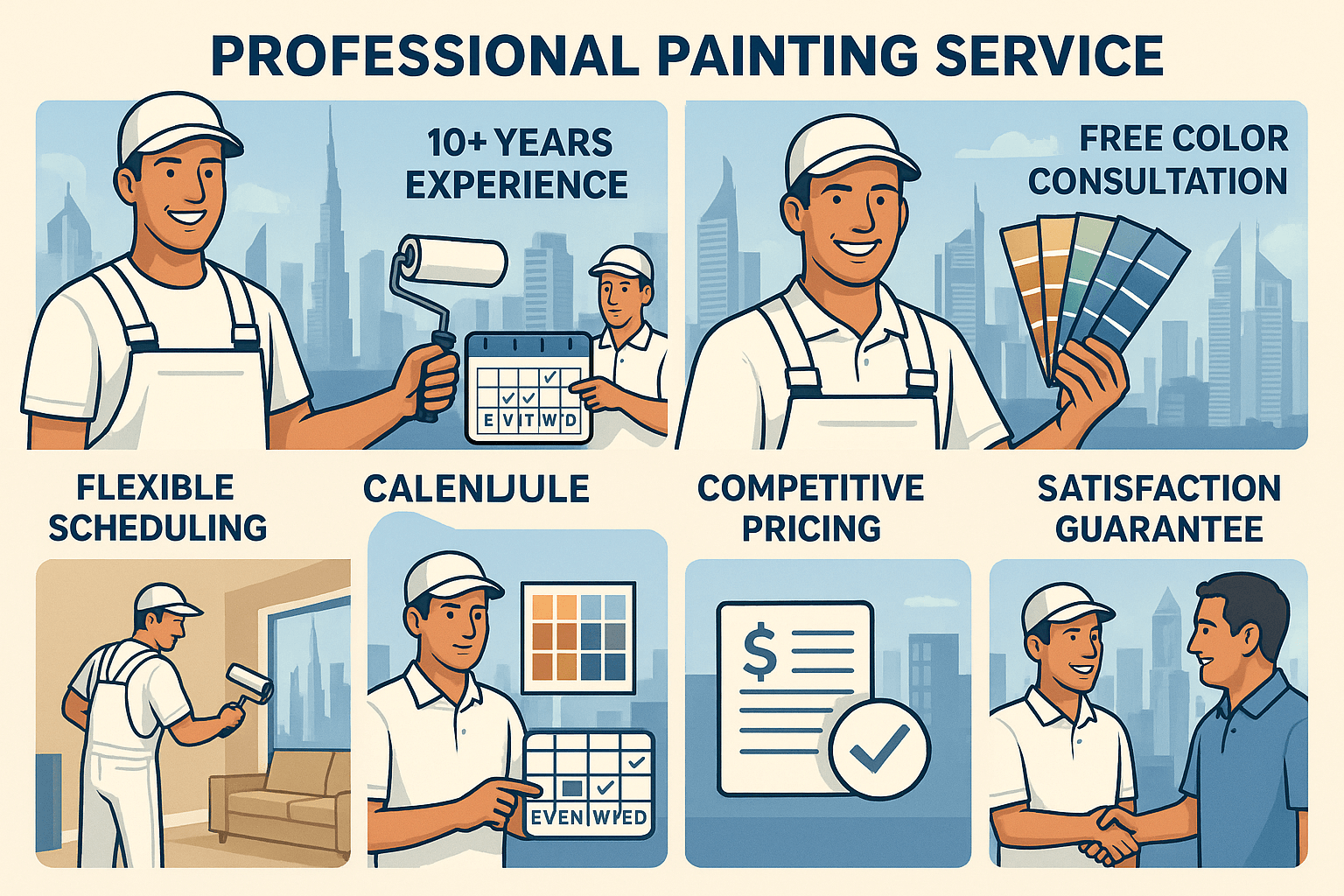 Our Professional Painters at Work